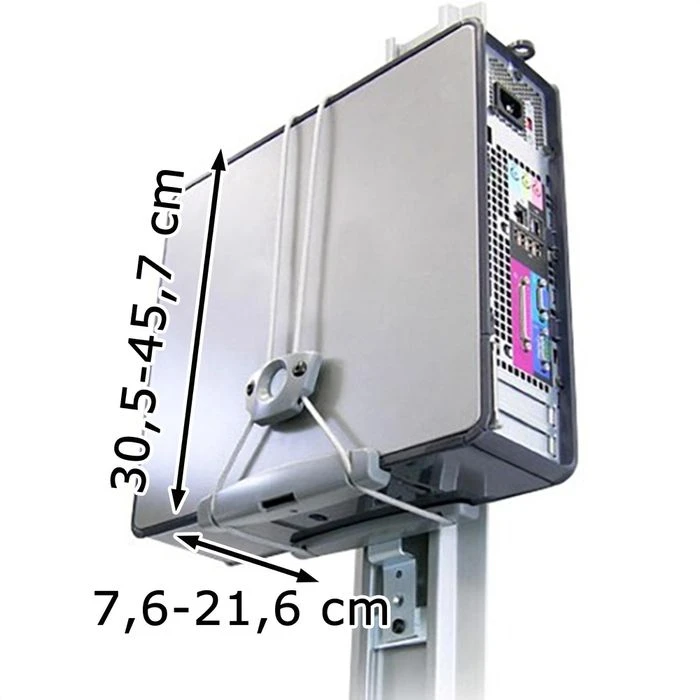 Ergotron PC-Halterung 80-105-064, Zum Unterbau Für Schreibtische, Silber 4 Ergotron PC-Halterung 80-105-064, Zum Unterbau Für Schreibtische, Silber – Bild 2