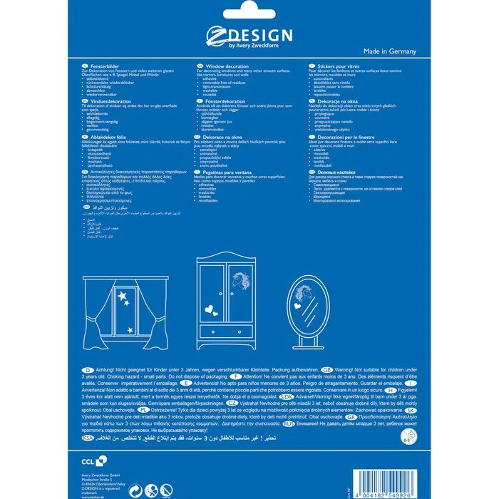 Zweckform Sticker 54992 Z-Design Drachen, Fensterbilder, Dinos Und Eier, 9 Aufkleber 8 Zweckform Sticker 54992 Z-Design Drachen, Fensterbilder, Dinos Und Eier, 9 Aufkleber – Bild 6