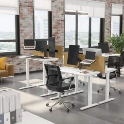 Songmics Schreibtisch LSD011W01, Weiß, Elektrisch Höhenverstellbar, 120 X 73-114 X 60cm -PapierMeister Verkäufe 0e6677eaeaba0612525fbf1c7b11078fb8c6b39d schreibtisch songmics lsd011w01 weiss