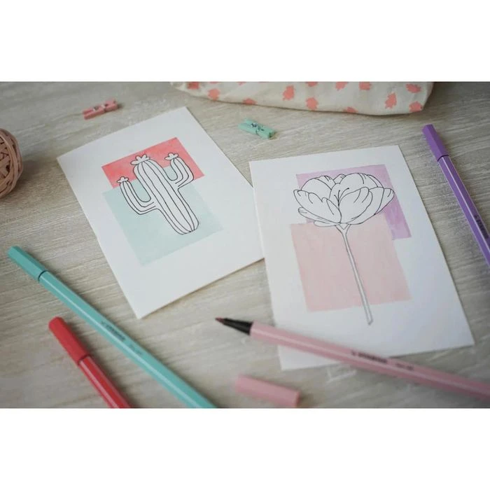 Stabilo Filzstifte Pen 68 Soft Colors, 6818-22, Strichbreite 1mm, Im Etui, 18 Stück 9 Stabilo Filzstifte Pen 68 Soft Colors, 6818-22, Strichbreite 1mm, Im Etui, 18 Stück – Bild 7