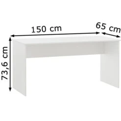 Möbelpartner Schreibtisch Serie 400, Weiß, Maße: 150 X 65cm 13 Möbelpartner Schreibtisch Serie 400, Weiß, Maße: 150 X 65cm -PapierMeister Verkäufe 11a071133c00d5501bb0ecc35b7a023b472e5450 schreibtisch moebelpartner serie 400 weiss
