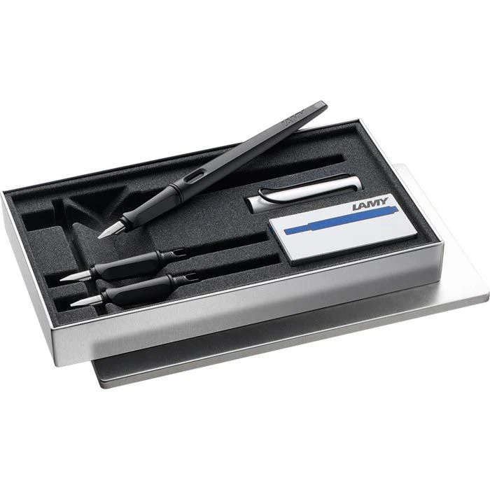 Lamy Schreibset Joy AL 011 Calligraphy, Kunststoff / Aluminium, Füller Und Zubehör, Etui 4 Lamy Schreibset Joy AL 011 Calligraphy, Kunststoff / Aluminium, Füller Und Zubehör, Etui – Bild 2