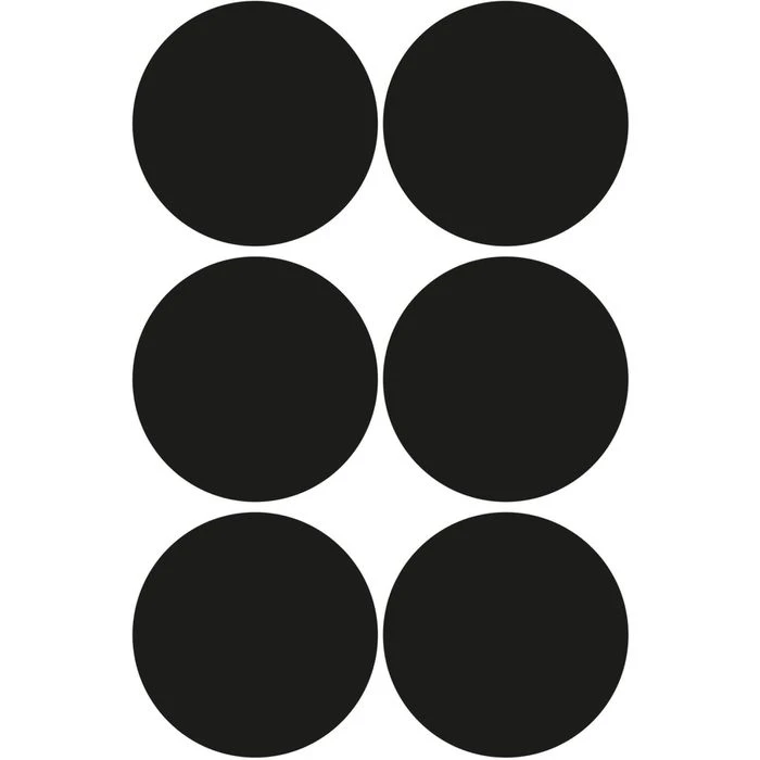 Zweckform Tafeletiketten 63024, Ø 48 Mm, Selbstklebend, Schwarz, 24 Stück 6 Zweckform Tafeletiketten 63024, Ø 48 Mm, Selbstklebend, Schwarz, 24 Stück – Bild 4