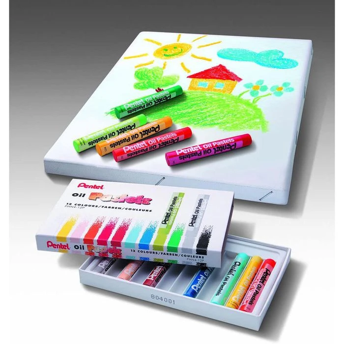 Pentel Ölkreide Oil Pastels, PHN-16U, Wasserfest, Farbig Sortiert, 16 Stück 4 Pentel Ölkreide Oil Pastels, PHN-16U, Wasserfest, Farbig Sortiert, 16 Stück – Bild 2