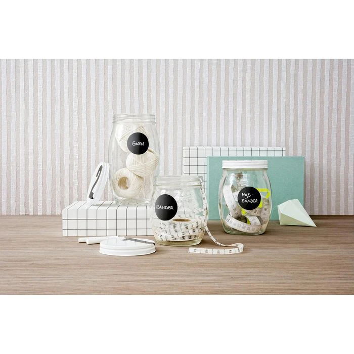 Zweckform Tafeletiketten 63024, Ø 48 Mm, Selbstklebend, Schwarz, 24 Stück 4 Zweckform Tafeletiketten 63024, Ø 48 Mm, Selbstklebend, Schwarz, 24 Stück – Bild 2