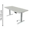 Kerkmann Schreibtisch Move 1 Style 1762, Lichtgrau, Elektrisch Höhenverstellbar, 180 X 74-123 X 80cm -PapierMeister Verkäufe 14e036eb3b8c6c6a64e7614a2e2a95a9dc7b6363 schreibtisch kerkmann move 1 style 1762 lichtgrau
