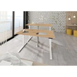 Hammerbacher Schreibtisch XDKB 19, Asteiche, Elektrisch Höhenverstellbar, 180 X 64-129 X 80cm -PapierMeister Verkäufe 15d01deb7e9b44d0b53628b4bf8f13eff9d81bd1 schreibtisch hammerbacher xdkb 19 asteiche