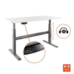 Celexon Schreibtisch EAdjust-58123, Weiß / Schwarz, Elektrisch Höhenverstellbar, 175 X 75cm HPL-Platte 9 Celexon Schreibtisch EAdjust-58123, Weiß / Schwarz, Elektrisch Höhenverstellbar, 175 X 75cm HPL-Platte -PapierMeister Verkäufe 16a5c930991085dba9e86a183c993b1b5b74c3ac schreibtisch celexon eadjust 58123 weiss schwarz