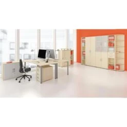 Geramöbel Schreibtisch Flex S-555146-AS, Ahorn, Höhenverstellbar, 180 X 68-80 X 80cm -PapierMeister Verkäufe 171d3e18877628d44a8d35439780e0ddc1eb4004 schreibtisch geramoebel flex s 555146 as ahorn