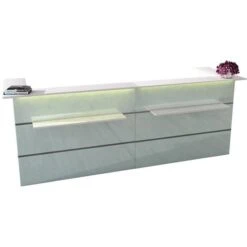 Kerkmann Empfangstheke Atlantis, Weiß / Weiß, Rezeption