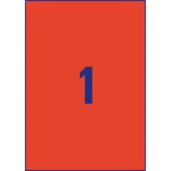Avery Zweckform 3470 Rote Etiketten 210 X 297mm -PapierMeister Verkäufe 1a677f5fff4bcf264af5cafc68557249d02a95dc universaletiketten zweckform 3470 rot