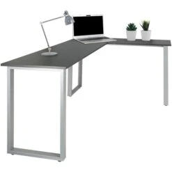 HJh-OFFICE Schreibtisch Workspace Basic I 830082, Maße: 165 X 120cm, L-Form, Graphit -PapierMeister Verkäufe 1cb4d69509b1430789a777583f21a3dadf7593f8 schreibtisch hjh office workspace basic i 830082