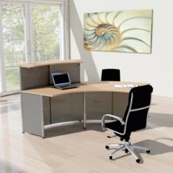 Kerkmann Empfangstheke Genua 3995, Silber / Buche, 116 X 115 X 70, Grundtheke Gerade -PapierMeister Verkäufe 210efbf939fcef9759aa612946157b802eaf0a07 empfangstheke kerkmann genua 3995