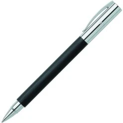 Faber-Castell Tintenroller 148110, Ambition, Edelharz, Schwarz, 0,7mm, Schreibfarbe Schwarz