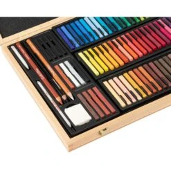 Conte-a-Paris Pastellkreide 50174 Bambuskasten, Farbig Sortiert, 65 Mm Lang, 84 Stück -PapierMeister Verkäufe 2327eba83a3f8a2f58cd038d0f9571eac3f957f7 pastellkreide conte a paris 50174 bambuskasten