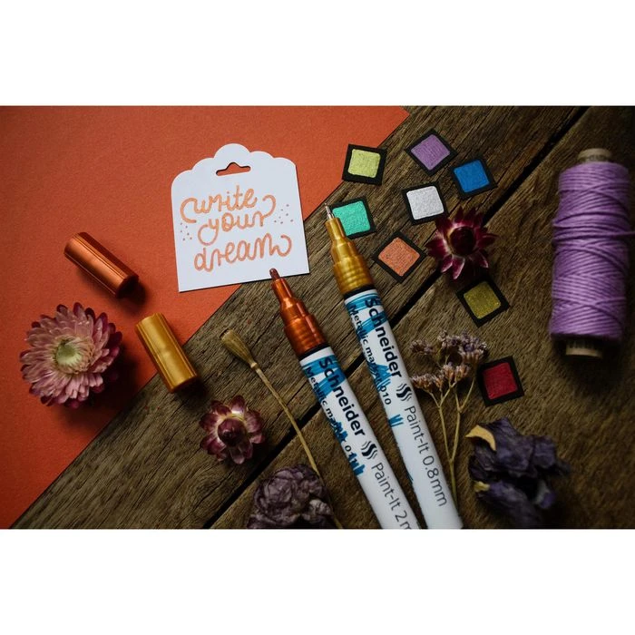 Schneider® Schneider Metallic-Marker Paint-It 010, Violet, Lila, 0,8 Mm 7 Schneider® Schneider Metallic-Marker Paint-It 010, Violet, Lila, 0,8 Mm – Bild 5