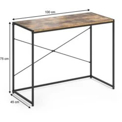 Vicco Schreibtisch Fyrk, Braun, Vintage, Maße: 100 X 45cm -PapierMeister Verkäufe 2673cb661c3bd1b87389c3c0d09f6f0215c6c7b6 schreibtisch vicco fyrk braun
