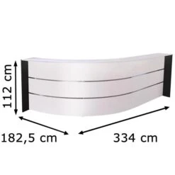 Kerkmann Empfangstheke Bari 3565, Weiß / Weiß, 334 X 112 X 182,5cm, Bogentheke 9 Kerkmann Empfangstheke Bari 3565, Weiß / Weiß, 334 X 112 X 182,5cm, Bogentheke -PapierMeister Verkäufe 2919f6f7fd73dd2d0785608a3b2d4b2e98f77d16 empfangstheke kerkmann bari 3565