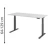 Hammerbacher Schreibtisch XDKB 19, Lichtgrau, Elektrisch Höhenverstellbar, 180 X 64-129 X 80cm -PapierMeister Verkäufe 2b88a99b84b20925769a4addb933ab4502ea94e7 schreibtisch hammerbacher xdkb 19 lichtgrau
