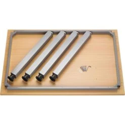 Hammerbacher Schreibtisch Q-Serie, Nussbaum, Höhenverstellbar, 180 X 68-83,5 X 80cm -PapierMeister Verkäufe 2d59067cd391c1faf2746ef013f14733cd5de4c7 schreibtisch hammerbacher q serie nussbaum