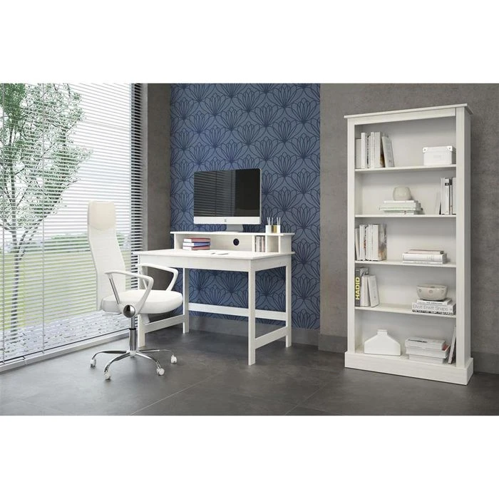 Inter-Link Schreibtisch Hilda 20900355, Weiß, Maße: 110 X 69cm, Aus Massivholz 4 Inter-Link Schreibtisch Hilda 20900355, Weiß, Maße: 110 X 69cm, Aus Massivholz – Bild 2