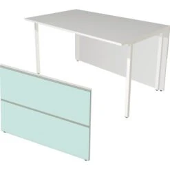 Kerkmann Empfangstheke Atlantis, Weiß / Weiß, 410 X 110 X 92cm, Mit Anbautisch -PapierMeister Verkäufe 34ed1508088996a5ed76f1b6ca7596aa991b64f5 empfangstheke kerkmann atlantis