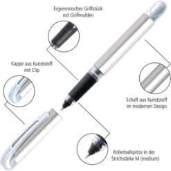 Online Tintenroller College Black Style, 12511/3D, Gehäuse Schwarz/blau, 0,7mm, Schreibfarbe Blau -PapierMeister Verkäufe 355044fd6bcfc99f9f4ce7606a94f4d0f118020d tintenroller online college black style 125113d