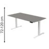 Kerkmann Schreibtisch Move 3, 3806, Graphit, Elektrisch Höhenverstellbar, 160 X 72-120 X 80cm -PapierMeister Verkäufe 35cfef873d1a60fbdff24c1f17aaaca0cc655b6d schreibtisch kerkmann move 3 3806 graphit