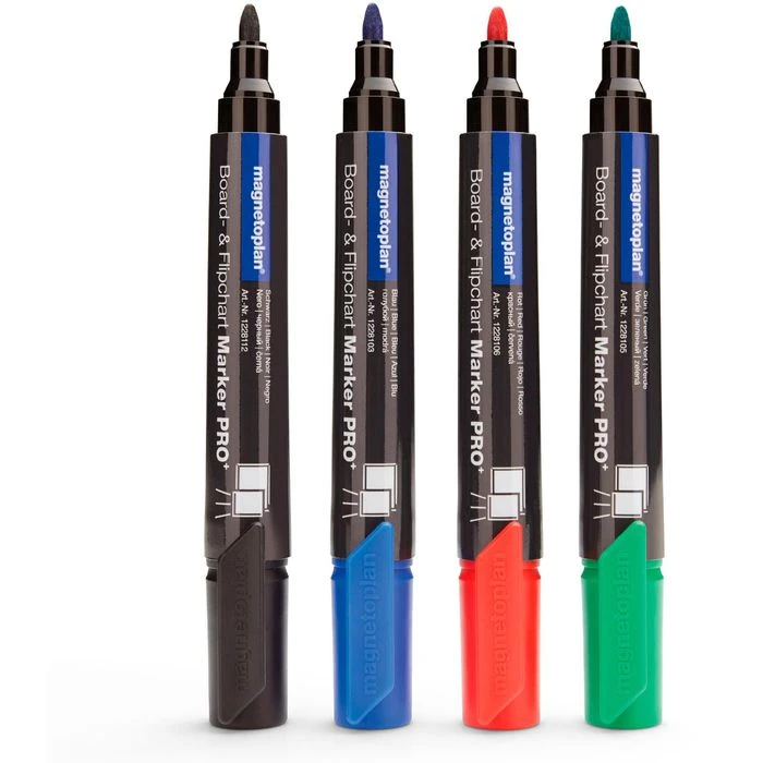 Boardmarker Magnetoplan 12281 Marker Pro Board- & Flipchart 1,5 - 3mm 4 Stück