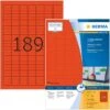Herma Universaletiketten 4238, Special, Rot, 25,4 X 10mm, 100 Blatt, 18.900 Stück -PapierMeister Verkäufe 36efcbde11fb8a15de76f82823511768d6d62950 universaletiketten herma 4238 special rot