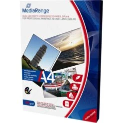 MediaRange Fotopapier MRINK102, A4, 50 Blatt, Für Inkjet, 200 G/m², Beidseitig Matt -PapierMeister Verkäufe 3893b2fe5619f69c3a84362bb2ca74666378a0d7 fotopapier mediarange mrink102 a4 50 blatt