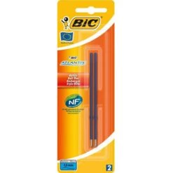 Bic Kugelschreiberminen Refill IS 1197, 893677, Strichstärke F, Blau, 2 Stück