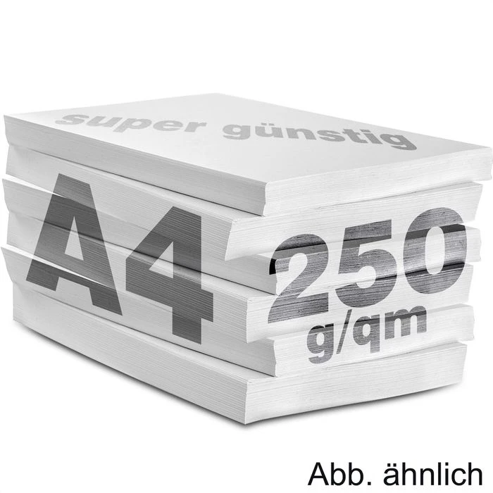 Clairefontaine Kopierpapier Clairalfa, 2230C, A4, 250g/qm, Hochweiß, 125 Blatt 4 Clairefontaine Kopierpapier Clairalfa, 2230C, A4, 250g/qm, Hochweiß, 125 Blatt – Bild 2