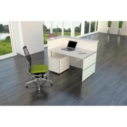 Kerkmann Empfangstheke Atlantis, Weiß / Weiß, 150 X 110 X 92cm, Kompakttheke -PapierMeister Verkäufe 409ceddc62e9097fb847b479a367b2decd9d60ff empfangstheke kerkmann atlantis