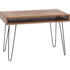 Wohnling Schreibtisch Bagli WL1.995, Sheesham, Maße: 110 X 60cm