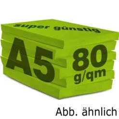 Inapa Tecno Colors, 2100019217, Kopierpapier Intensivgrün, A5, 80g/qm, 500 Blatt, Coloured Paper -PapierMeister Verkäufe 4334ffde193416ee1ecc993d2138f1dbe6ed0a3f kopierpapier inapa tecno colors 2100019217 a5