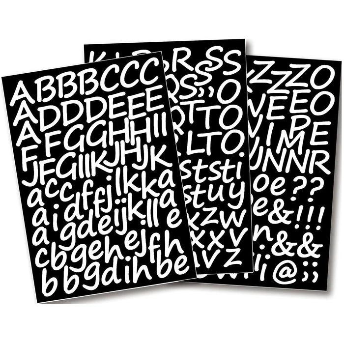 Rayher Klebebuchstaben 38921000 Vario A-Z, Weiß, Wiederverwendbar, Selbstklebend, 30mm 3 Rayher Klebebuchstaben 38921000 Vario A-Z, Weiß, Wiederverwendbar, Selbstklebend, 30mm