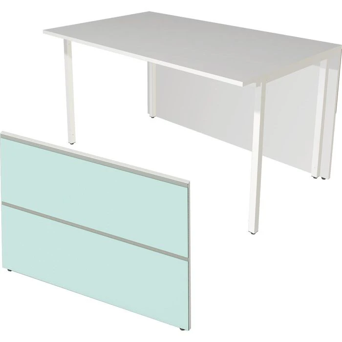 Kerkmann Empfangstheke Atlantis, Weiß / Weiß, Rezeption, Mit Anbautisch, 2 Elemente 6 Kerkmann Empfangstheke Atlantis, Weiß / Weiß, Rezeption, Mit Anbautisch, 2 Elemente – Bild 4