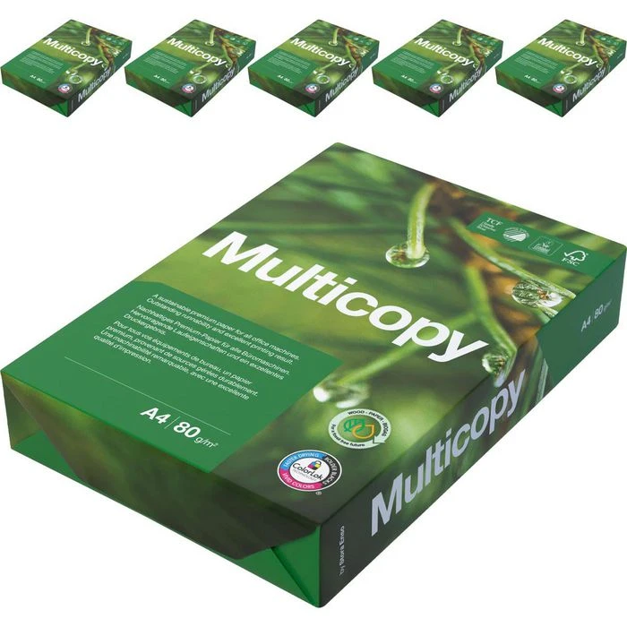 Inapa Kopierpapier Multicopy Original, A4, 80g/qm, Hochweiß, 5 X 500 Blatt 3 Inapa Kopierpapier Multicopy Original, A4, 80g/qm, Hochweiß, 5 X 500 Blatt