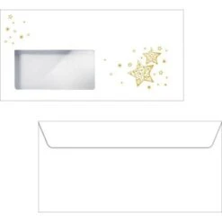 Sigel Weihnachtsumschläge DU045, DIN Lang, Golden Glow, Mit Fenster, 50 Stück -PapierMeister Verkäufe 493efd8f0e6edf36efa1223e976164e99d6bdc5d weihnachtsumschlaege sigel du045 din lang