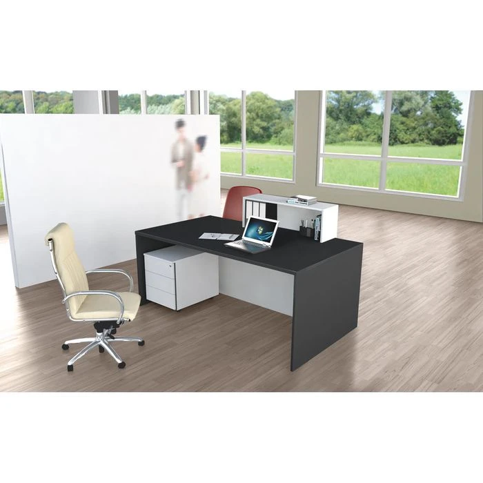 Kerkmann Empfangstheke Palermo, 3417, Anthrazit / Weiß, 180 X 110 X 92cm, Rezeption 6 Kerkmann Empfangstheke Palermo, 3417, Anthrazit / Weiß, 180 X 110 X 92cm, Rezeption – Bild 4