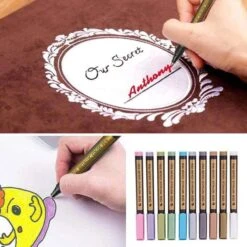 STA Metallic-Marker 300035, Rundspitze, Strichbreite 2mm, 10 Stück -PapierMeister Verkäufe 510c49aea7fc557700928c984476b40b82413b54 metallic marker sta 300035