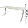 Fm-Büromöbel Schreibtisch Fm69, Akazie, Höhenverstellbar, 200 X 65-85 X 80cm -PapierMeister Verkäufe 530b89913f1a1acb4ab67173b24e4bd2a6129119 schreibtisch fm bueromoebel fm69 akazie
