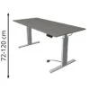 Kerkmann Schreibtisch Move 3, 2333, Graphit, Elektrisch Höhenverstellbar, 180 X 72-120 X 80cm -PapierMeister Verkäufe 5335f8618c4448730f9a485c8651ec981867dece schreibtisch kerkmann move 3 2333 graphit