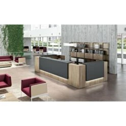 Quadrifoglio Empfangstheke Z2C73, Weiß / Beton, 166 X 113 X 88cm, Rezeption -PapierMeister Verkäufe 57340f6d93b13ed5d35574a796a6e141cb819999 empfangstheke quadrifoglio z2c73