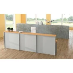 Kerkmann Empfangstheke Genua 3995, Silber / Buche, 116 X 115 X 70, Grundtheke Gerade -PapierMeister Verkäufe 5b3d568d759fca3929550dd80a280fb5374babe6 empfangstheke kerkmann genua 3995