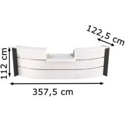 Kerkmann Empfangstheke Bari 3564, Weiß / Weiß, 357,5 X 112 X122,5cm Bogentheke M. Beratungsplatz 8 Kerkmann Empfangstheke Bari 3564, Weiß / Weiß, 357,5 X 112 X122,5cm Bogentheke M. Beratungsplatz -PapierMeister Verkäufe 5b8c015a09792b7ce710e25d6d911305e2a66449 empfangstheke kerkmann bari 3564 weiss weiss
