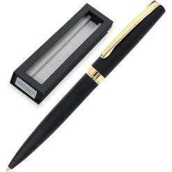 Online Kugelschreiber Eleganza Classic, 34596, Gehäusefarbe Schwarz/gold, Schreibfarbe Schwarz