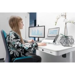 Digitus Schreibtisch DA-90406, Weiß, Elektrisch Höhenverstellbar, 120 X 72-121 X 60cm -PapierMeister Verkäufe 5e95033f50682e58d912b51d933d34f4f97dd104 schreibtisch digitus da 90406 weiss