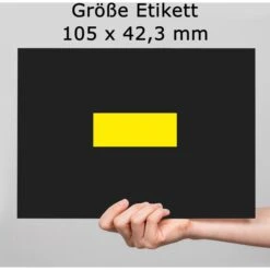 Herma Universaletiketten 4555, Special, Gelb, 105 X 42,3mm, 100 Blatt, 1400 Stück -PapierMeister Verkäufe 6015033f496cfca219a994f39942fce61be889ec universaletiketten herma 4555 special gelb